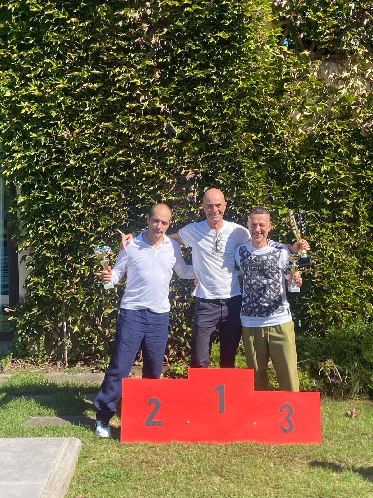 La premiazione della salita