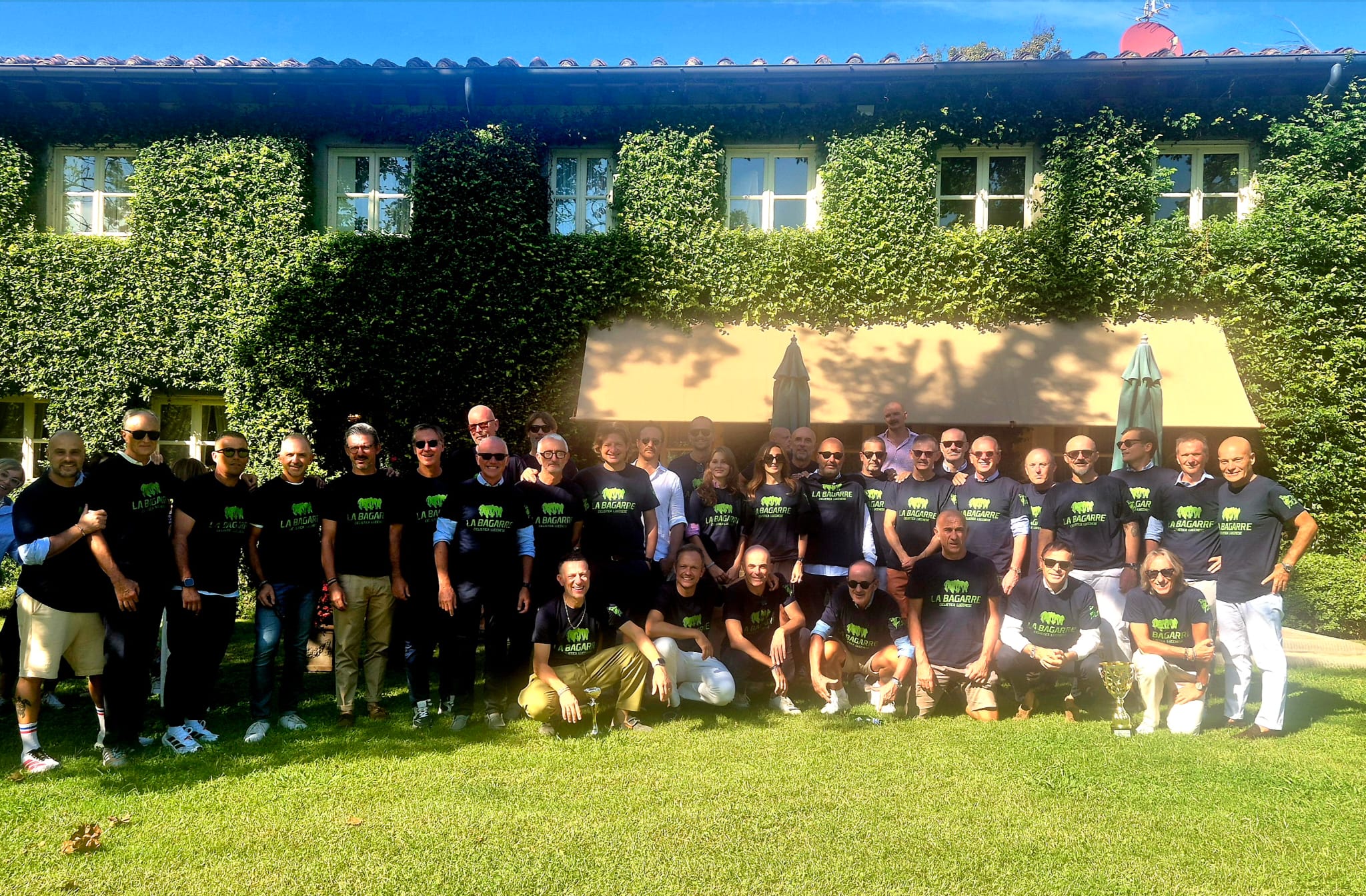La squadra riunita al pranzo del Pata Day